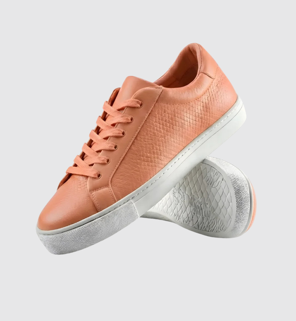 Luxe Embossed Panel Trainers