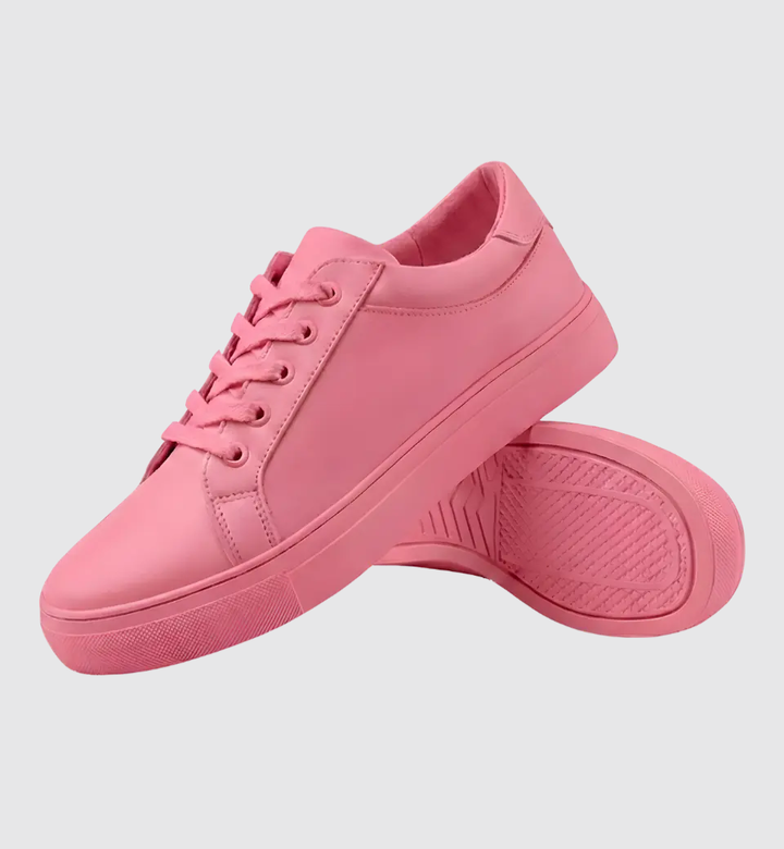 Prime Smooth-Leather Feel Sneakers